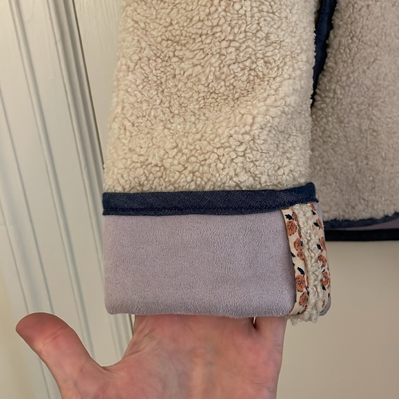 Anthropologie Piped Sherpa Jacket | Women’s Size XS - Picture 7 of 10